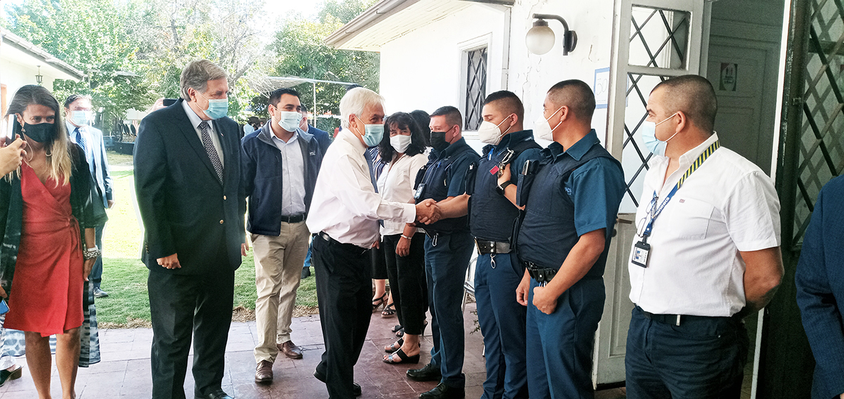 Con una activa participación de Brink's en una ceremonia realizada en la Casa de la Juventud Extendida, en la comuna de La Reina, el 18 de febrero pasado se inició el pago de la Pensión Garantizada Universal (PGU) a 530 mil adultos mayores beneficiados.