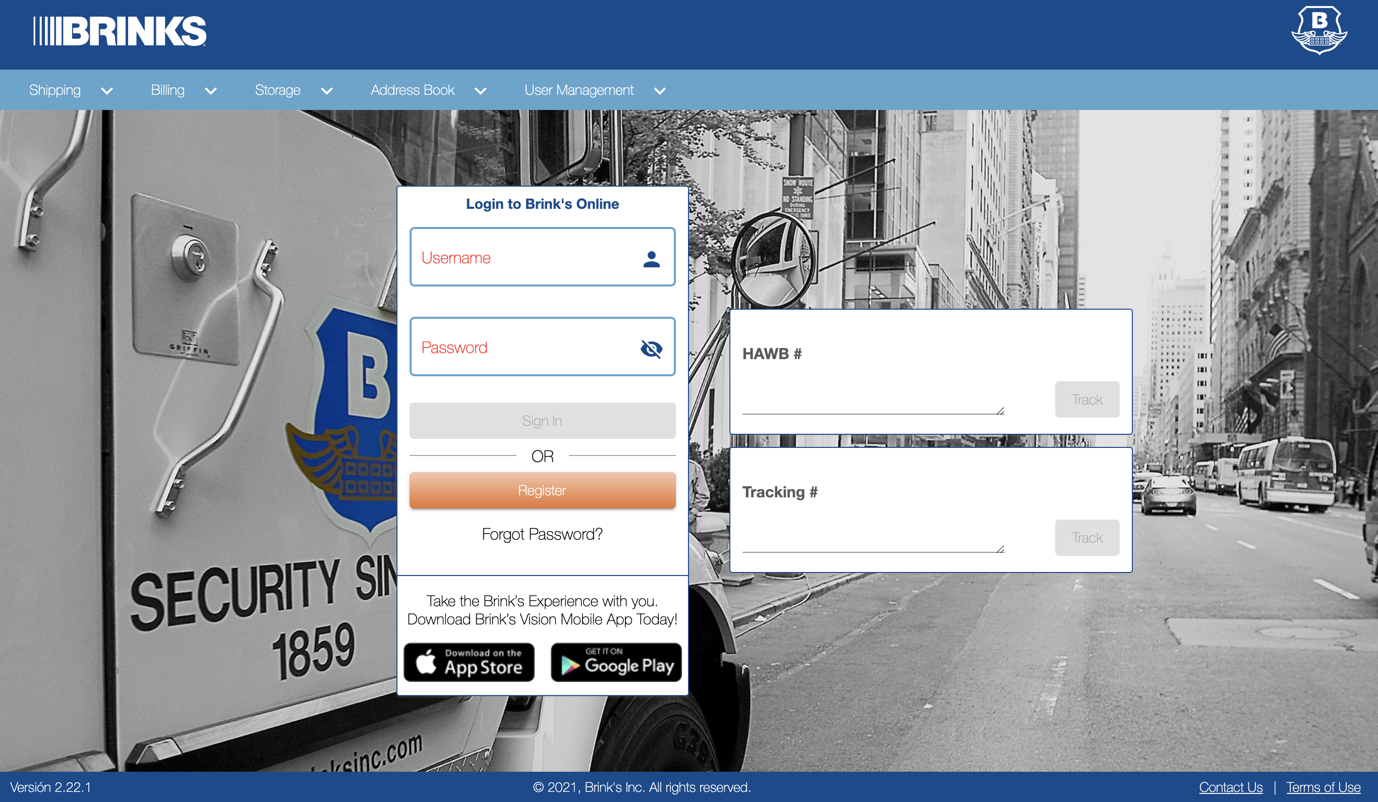 Brink's Online: El sistema de tracking para transporte de valores de Brink's Global Services